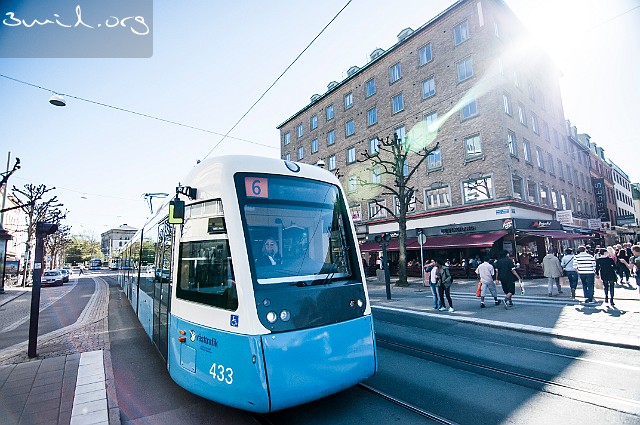 400 Tram Sweden Tram Sirio M32, V. Hamngatan, Gothenburg, Sweden