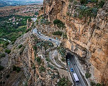 Algeria, Constantine The labyrinth roads in Constantine, Algeria