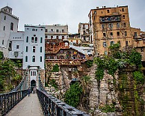 Algeria, Constantine Mellah Slimane Bridge, Constantine, Algeria