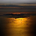 Greece, Watching the sunset in the air over the Greek archipelago